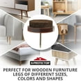 thumbnail image 3 of X-PROTECTOR Nail-On Felt Pads - 40 PCS 0.8” Brown Chair Leg Protectors - Ideal for Hardwood Floors, 3 of 7
