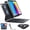 Black, variant on Detachable Keyboard Case with Floating Cantilever Stand for iPad 10th/11th Gen A16, 7-Color Backlight & Smart Trackpad,Black