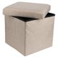 thumbnail image 5 of Taburete de almacenamiento plegable multifunción, reposapiés, caja de almacenamiento, banco, ahorro de espacio para el hogar, 5 of 8