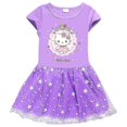 thumbnail image 1 of Hello Kitty Robe Plissée Princesse Patchwork Imprimée Mignonne pour Enfants, 1 of 2