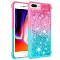 thumbnail image 2 of Funda para iPhone 8 Plus/iPhone 7 Plus Transparente con Brillos Carcasa Protectora Antigolpes con Glitter Brillante, 2 of 5