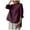 Purple, variant on Trendy Tops for Women Button Down Blouses Casual Loose Long Sleeve Lapel Work Hi Low Hem Shirt Top T Shirts Solid Colors Women Mod Bod Tops Football Shirt Women Womens S Long Sleeve Shirt