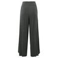 thumbnail image 3 of A2Y Women's Solid Modal Wide Leg Tulip Pants Charcoal S, 3 of 5