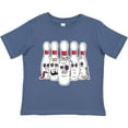 thumbnail image 3 of Inktastic Beat Up Bowling Pins Boys or Girls Toddler T-Shirt, 3 of 5