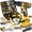 Deluxe drill accessory package, variant on 21V Cordless Impact Drill Set, Electric Power Drill with Fast Charger, 25+1 Torque Setting,