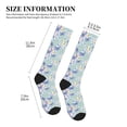 thumbnail image 5 of Bixox Colorful Butterfly Print Compression Socks,Compression Socks Women & Men Circulation for Medical,Running,Athletic, 5 of 7