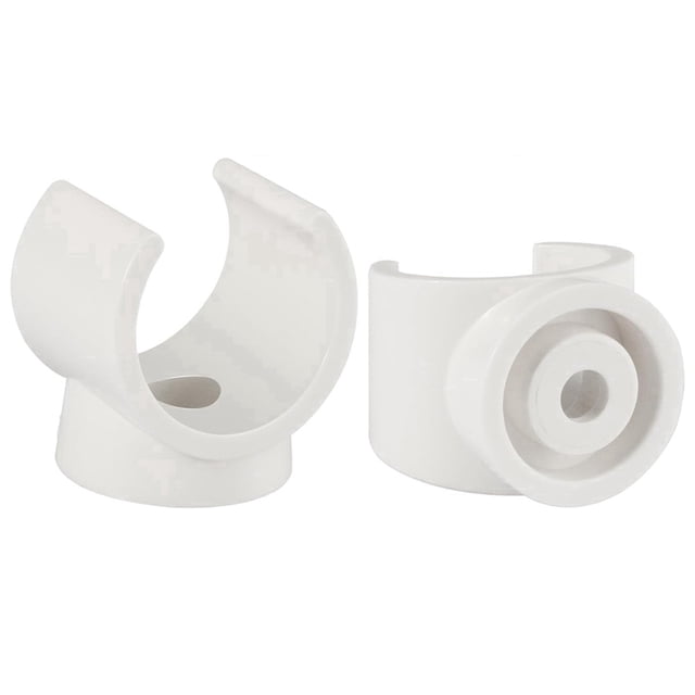PEX Clips Pipe Clamp, 100Pcs 1/2 Inch Pipe Clamp for PVC Water Pipes and Tubing Hoses, Plastic U-Shaped Pipe Clamp Tools