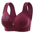 thumbnail image 1 of Plebaso Women's Wireless Bras Push up Full Coverage Soft Bralettes Wide Straps Breathable Everyday Bras, 1 of 4