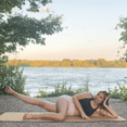 thumbnail image 4 of CRK- The Sun Mat 4mm Cork And Recycled Natural Rubber, Yoga Mat, 4 of 21