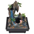 thumbnail image 1 of Cascada de fuente de escritorio, simulación de escritorio, rocalla, resina de agua, mini cascada silenciosa, escritorio, mini artesanías de rocalla, durabilidad mejorada, 1 of 8