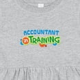 thumbnail image 4 of Inktastic Accountant in Training Accounting Girls Baby Dress, 4 of 5
