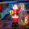 thumbnail image 1 of Personalización de fábrica de fuente, cientos de decoración inflable navideña de Papá Noel para interiores y exteriores, 1 of 4