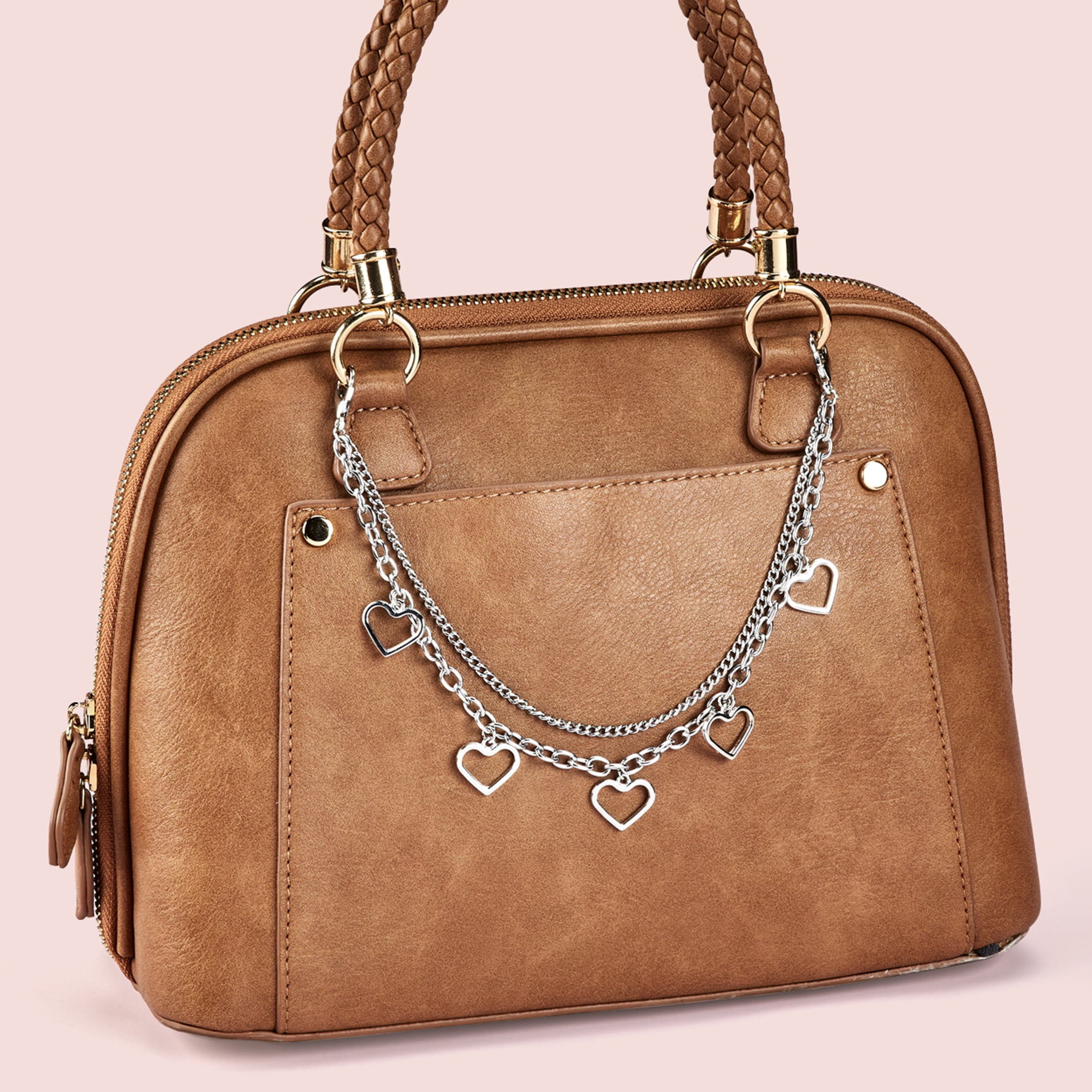 Silver Heart Bag Charm by Conair