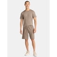 thumbnail image 2 of Athletic Works Men's & Big Men’s Jersey Knit Shorts, 9" Inseam, Sizes XS-5XL, 2 of 5