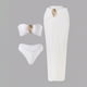 thumbnail image 1 of Trajes de baño para mujer Traje de baño de dos piezas de color liso de moda para mujer Trajes de baño para mujer Trajes de baño para mujer Trajes de baño de moda de playa para mujer, 1 of 6
