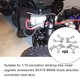 thumbnail image 4 of RC Shock alicates Motores Piezas de repuesto Accesorio de vehículos de metal para reemplazar los accesorios de automóviles Reemplazo para SCX10 90046 Silver 4 Pieces sidaley FN001655-02, 4 of 7