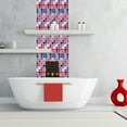 thumbnail image 3 of Pegatinas de mosaico autoadhesivas para pared de cocina, decoración de azulejos al rojo vivo, 3 of 7