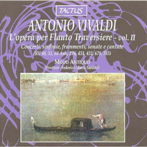Vivaldi / Sardelli / Fedi - Works for Transverse Flute 2 - Music & Performance - CD