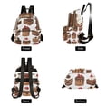 thumbnail image 4 of FORMRS Mini Backpack Purse for Women Travel Daypack Casual Shoulder Bag, White Sweet Cakes, 4 of 7