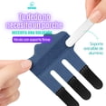 thumbnail image 3 of Férula para Dedo con Soporte de Aluminio con 3 Correas de Ajuste (Talla Única) | Transpirable y Suave | Protege Dedos Torcidos, Lesionados o Fracturados | Color Negro, 3 of 10