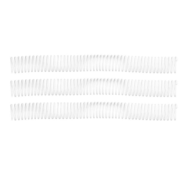 35PCS 25.4mm Spiral Binding Coils, 4:1 Pitch, 48 , 215 Sheets Capacity For A4 Paper, 360 Degree Rotation Wide Application
