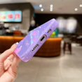 thumbnail image 6 of Cute Glitter for iPhone 13 Case 6.1 inch, Sparkle Bling Silicone Slim Bumper Shockproof Protective Phone Case for Women Girls (Purple), 6 of 13
