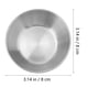 thumbnail image 2 of unbranded 6Ud Platos Para Salsas Acero Inoxidable Para Mezclas Ácidas Caliendos O Fríos, 2 of 6