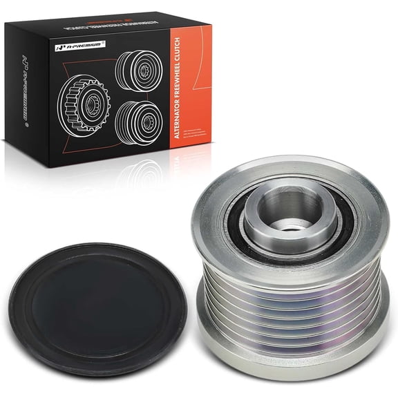 A-Premium Alternator Freewheel Clutch Pulley Compatible with BMW 335i 2012-2013, 335i xDrive 2012/2014, X1 2013-2015, 120i 2005-2012, 135i 2011-2013, Z4 2009-2016, 2.0L 3.0L, 7 Grooves Clockwise
