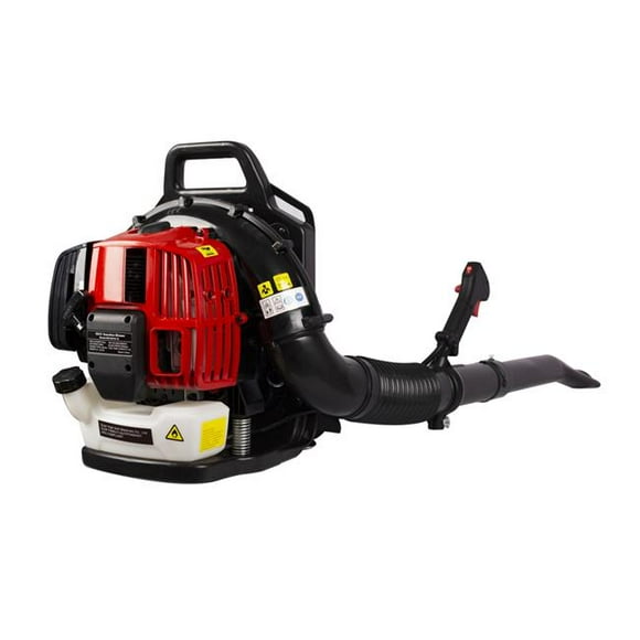 Direct Wicker UBS-W46522235 52cc 2-Cycle Engine Backpack Blower, Gas Leaf Blower with Extention Tube for Blowing Leaves and Dust (Red)