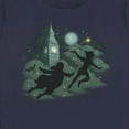 thumbnail image 2 of Women's Peter Pan & Wendy Flight Silhouettes Graphic Tee Navy Blue 2X Large, 2 of 4