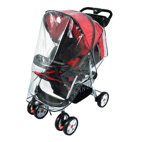 Multifunctional Universal Baby Stroller Rain Cover Wind Shield Waterproof White