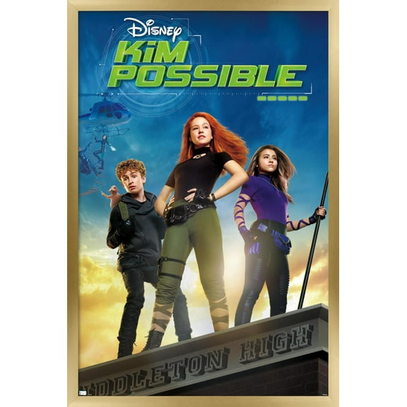 Disney Kim Possible - Key Art Wall Poster, 14.725" x 22.375", Framed