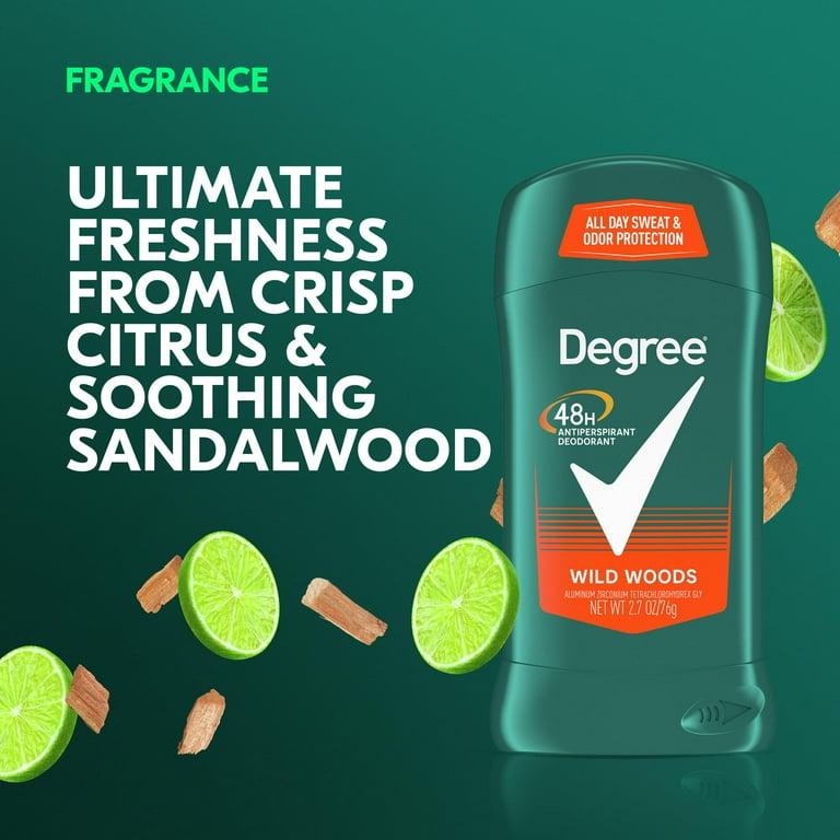 degree ディグリー　デオドラント　ワイルドウッズ　エクストリームブラスト Degree Long Lasting Men's Antiperspirant Deodorant Stick