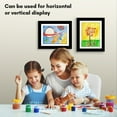 thumbnail image 4 of Americanflat 8.5x11 Kids Art Frame Holds 100 Art Pieces Magnetic Letter Size Display Mini - Black, 4 of 8