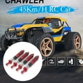 thumbnail image 3 of CARS ABSOBBRADOR DE CHOCK Modificación actualizada Reemplazo del kit del amortiguador del vehículo para WLTOYS 12402-A A323 12409 1/12 RC Rojo 4 PCS Inevent FN010147-01, 3 of 6