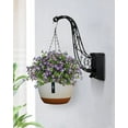 thumbnail image 5 of ZOELNIC 6 PCS Outdoor Artificial Plant Flower UV Resistant Fake Stems Plants, Faux Shrubs Outdoor Greenery Plastic Plants for Outside Garden Porch Window Home Wedding Farmhouse Patio Decor, Purple, 5 of 8