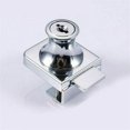 thumbnail image 2 of Cerradura de puerta de vidrio, cerradura de acero cromado, cerradura de puerta de vidrio, cerradura de puerta de vidrio Cerradura de vitrina para puerta de vidrio Broca de 5-8 mm con 2 llaves, 2 of 4