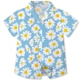 thumbnail image 3 of Tisuna Girl'S Summer Shirts Child Ice Cream Print Short Sleeve Lapel Collar Shirts Relax Fit Big Kids Casual Wear Button Front Tops Size 8-9 Years F, 3 of 3