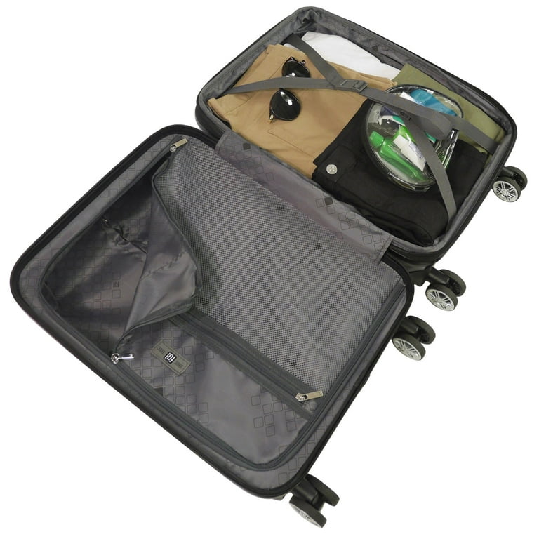 31 Inch Impulse Rolling Luggage Ombre Hardshell Suitcase with Spinner Wheels Blue Walmart