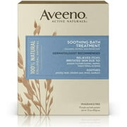 AVEENO Active Naturals Soothing Bath Treatment Packets 8 Each (Pack of 3)