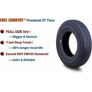 FREE COUNTRY One Premium FREE COUNTRY Trailer Tire ST 235/85R16 12PR Load Range F Steel Belted w/Scuff Guard Sansujyuku sansujyuku.com