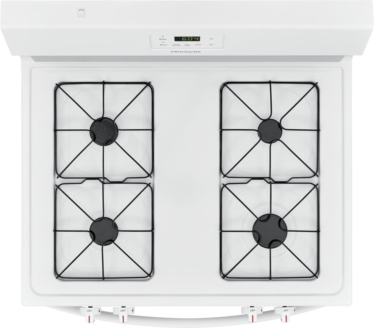 "Frigidaire Oven Range,Natural Gas,White FCRG3015AW" - image 4 of 7