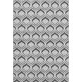 thumbnail image 2 of Addison Rugs Mayfield Premium Machine Washable Transitional Stripes Charcoal Rectangle Rug, 3' x 5', 2 of 6