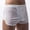 White, variant on YLSDY Mens Hollow Out Boxers Briefs Shorts Trunks See Through Underwear Breathable Workout Shorts with Bulge Pouch Black M