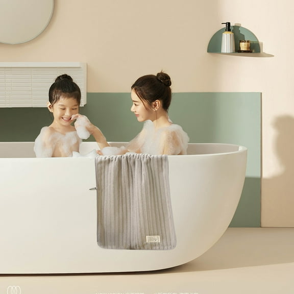 Soft Face Towel,Ultra Absorbent Wash Cloth,Quick Dry Material,Daily Use for Adults,Gentle Cleaning,Household Essentials|Polyester,Gray,MIANHT