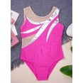thumbnail image 4 of iiniim Kids Girls Gymnastics Leotard Ballet Dance wear Skating Unitard Bodysuit Activewear Hot Pink 10, 4 of 7