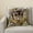 Multicolour, variant on Short Lint Decorative Throw Pillow Cover | 3D Effect Pillowcase for Couch, Sofa, Bedroom, Living Room | Single or Double Sided Printed Cushion Cover for Home Decoration