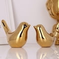 2 Pcs Gold Decor Accents,Small Animal Statues,Modern Home Decorative ...