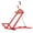 Red B, variant on Easy Lawn Mower Jack Lift, Telescopic Maintenance Jack for Garden Tractors and Riding Lawn Mowers, 800 Lbs Capacity, Cleaning Aid, Universal, Lawn Tractor Lift, Lawn Tractor + 45° Tilt Adjustable