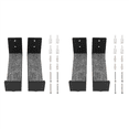 thumbnail image 1 of 2Pair Hot Surfboard SUP Mount Rack,Kayak Boat Wall Rack Black,2Pair x Hot Surfboard SUP Mount Rack 2 x Mounting fittings,Black, 1 of 8
